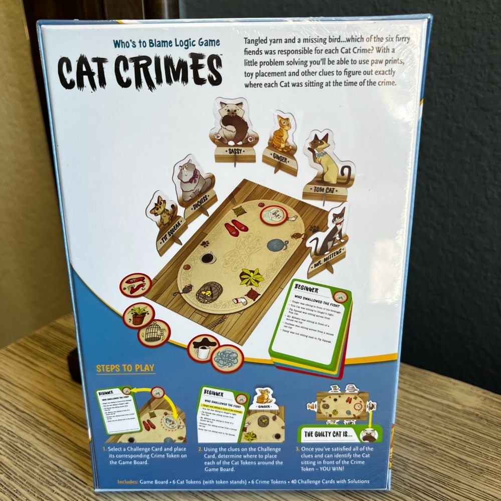 🆕 Think! Cat Crimes Logic Game - Picture 3 of 4